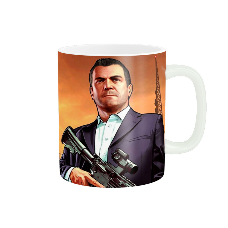 ماگ طرح بازی جی تی ای GTA V کد gtav-15