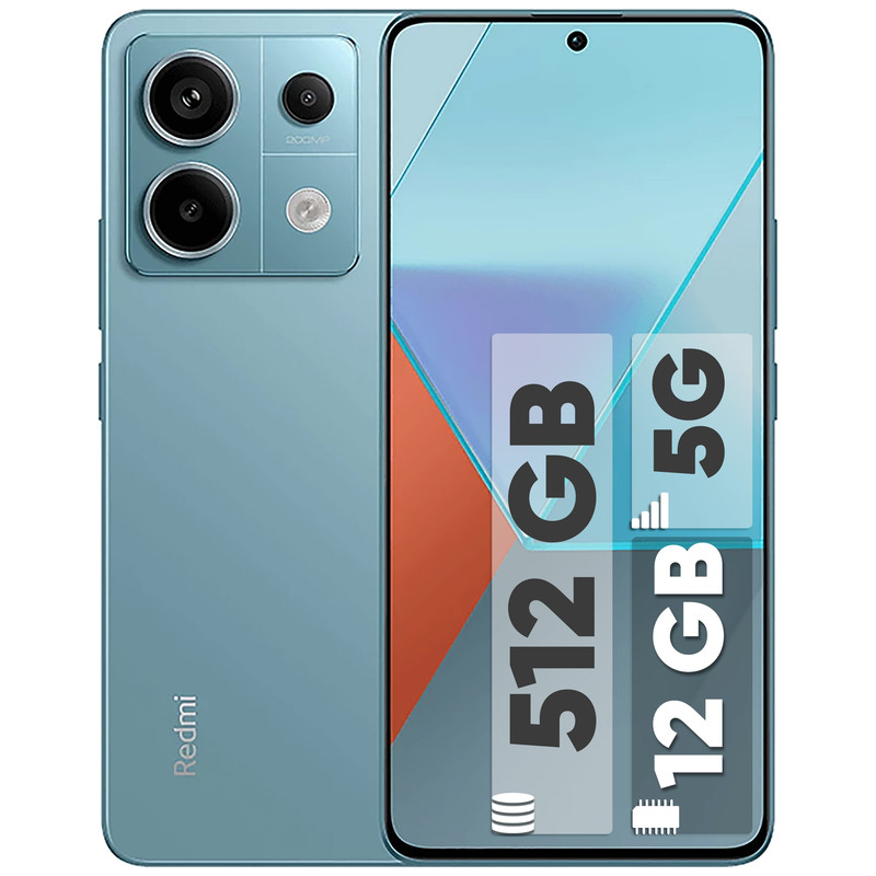 گوشی موبایل شیائومی مدل Redmi Note 13 Pro 5G دو سیم کارت ظرفیت 512 گیگابایت و رم 12 گیگابایت اقساطی