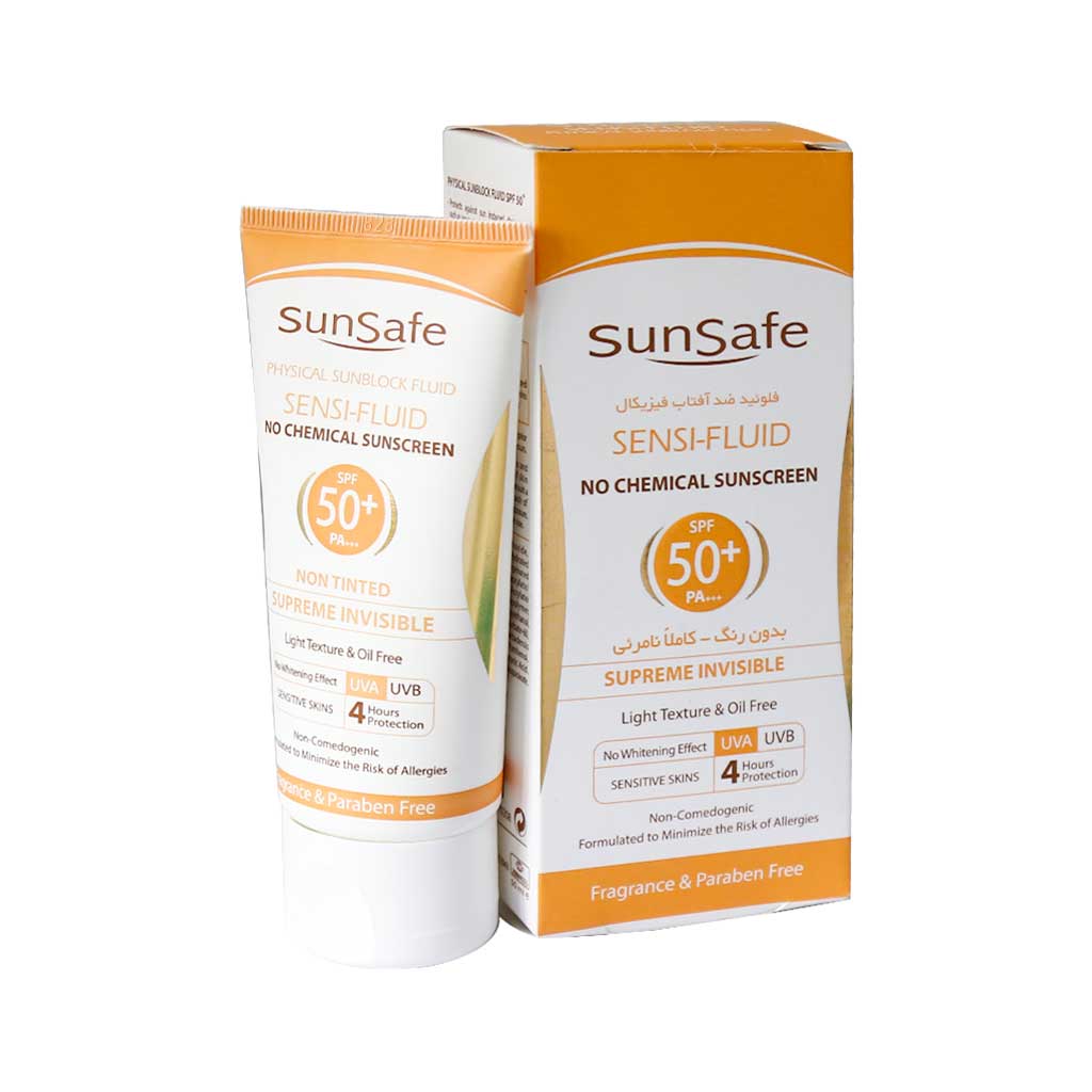فلوئید ضد آفتاب SPF50+ سان سیف