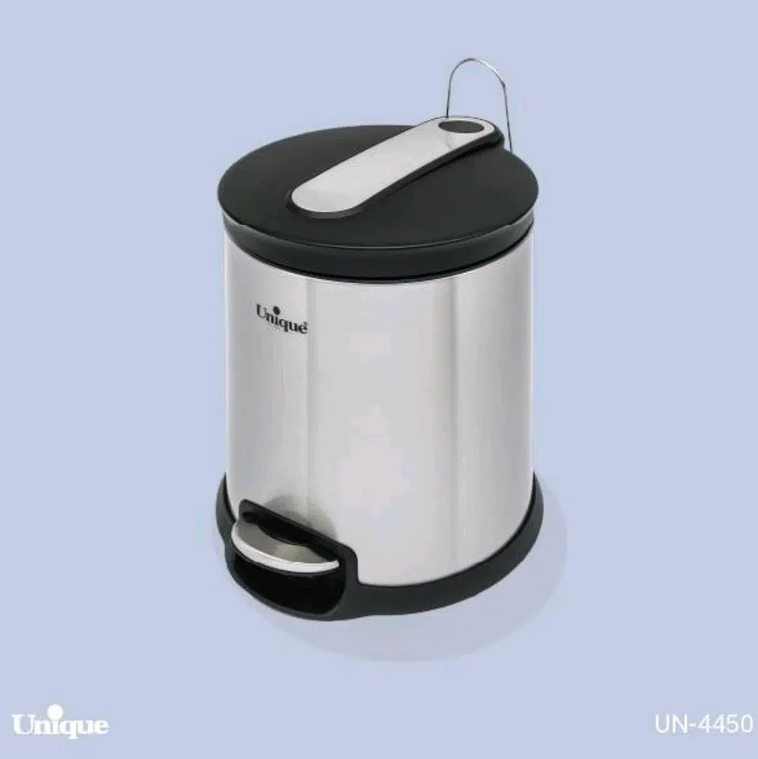 سطل زباله 14لیتر استیل جدید یونیک کد UN-4450 (پس کرایه)