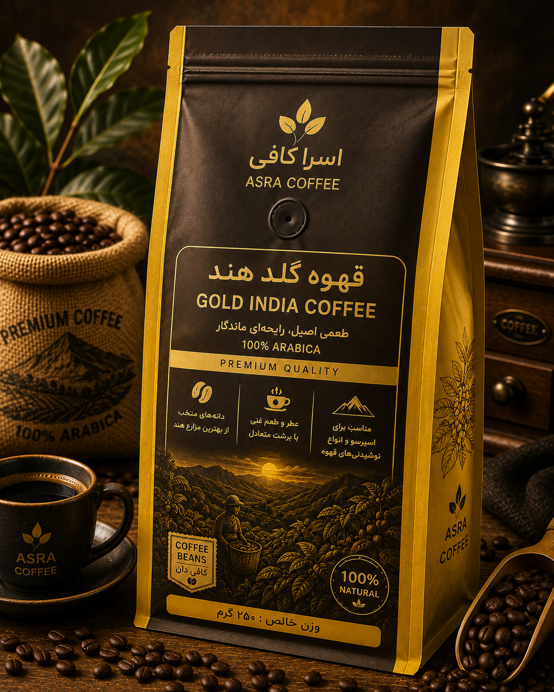 قهوه گلد هند