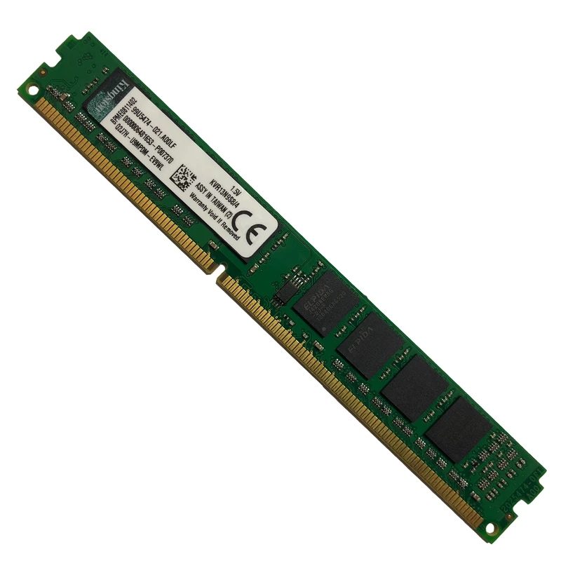 رم کامپیوتر کینگستون DDR3 4 گیگابایت مدل 10600 فرکانس 1333 مگاهرتز تایمینگ CL9 تک کاناله DIMM 240 پین