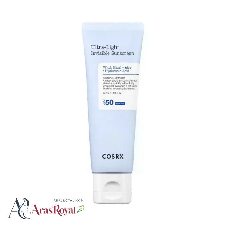 ضد آفتاب آبرسان کوزارکس SPF50 مدل ULTRA LIGHT حجم 50 میل