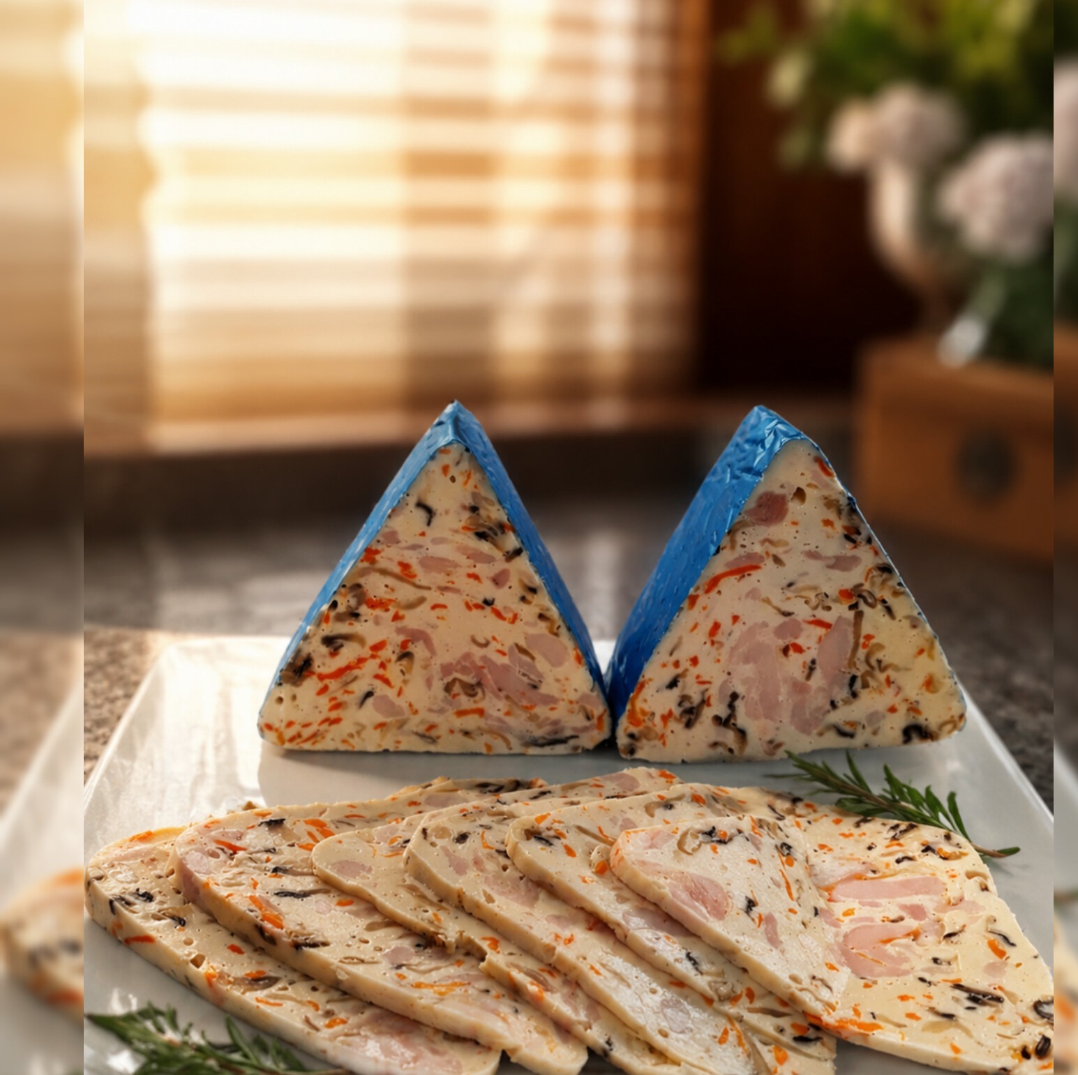 کالباس مرغ و قارچ(کرات) خانگی .تهیه شده بابهترین و مرغوب ترین نواد اولیه 