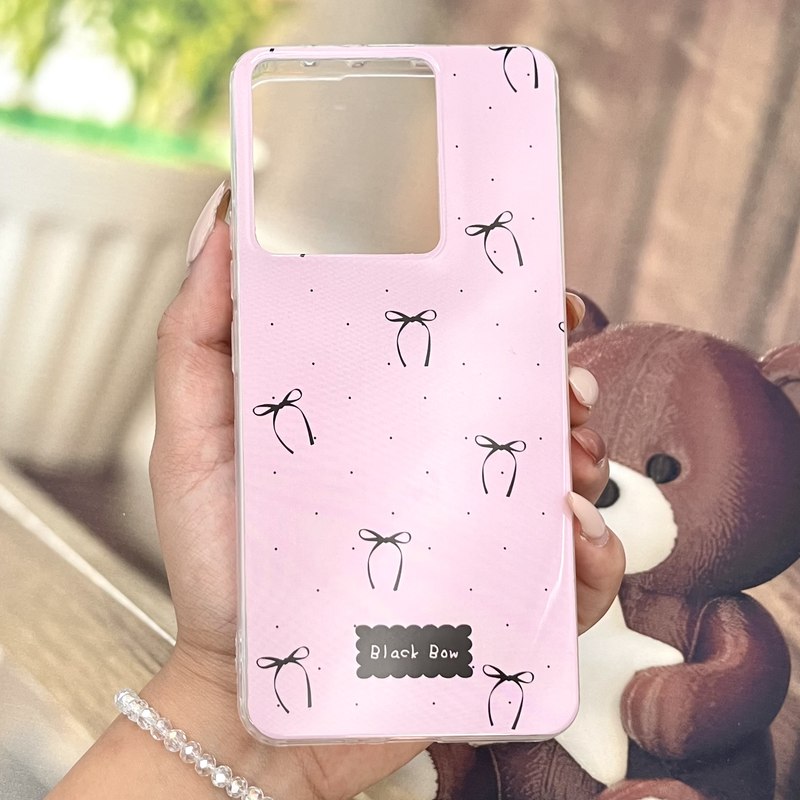 قاب گوشی Redmi Note 13 4G شیائومی Cute Minimal مینیمال کیوت iMD ضد ضربه طرح پاپیون کد 570197