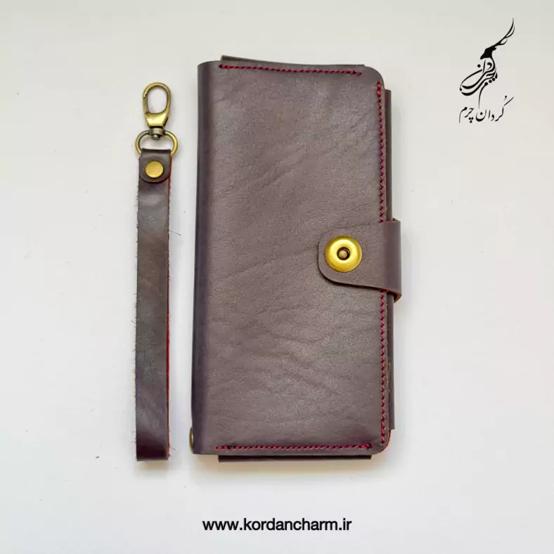 کیف پول چرم کیهان طرح ساده