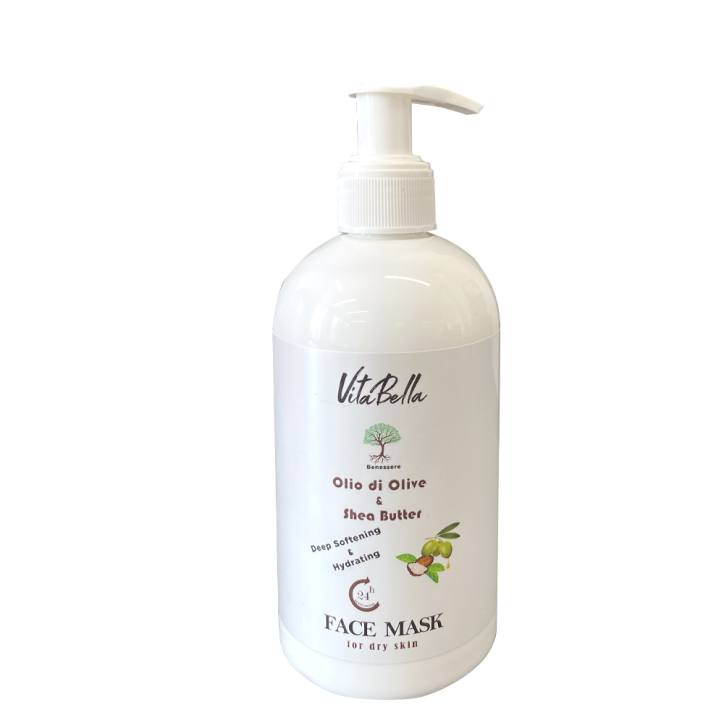 ماسک صورت روغن زیتون و شی باتر 300 میل