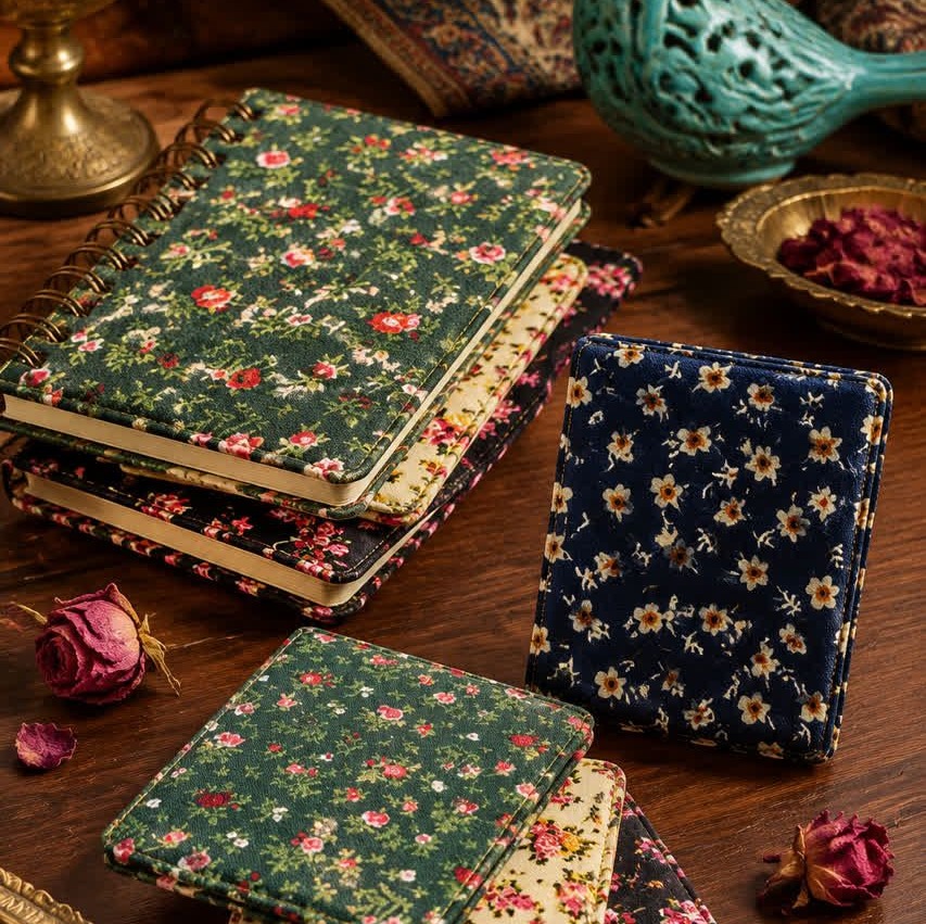 دفتر پارچه ای جذاب (خاطره، برنامه ریزی،طراحی،آلبومی)