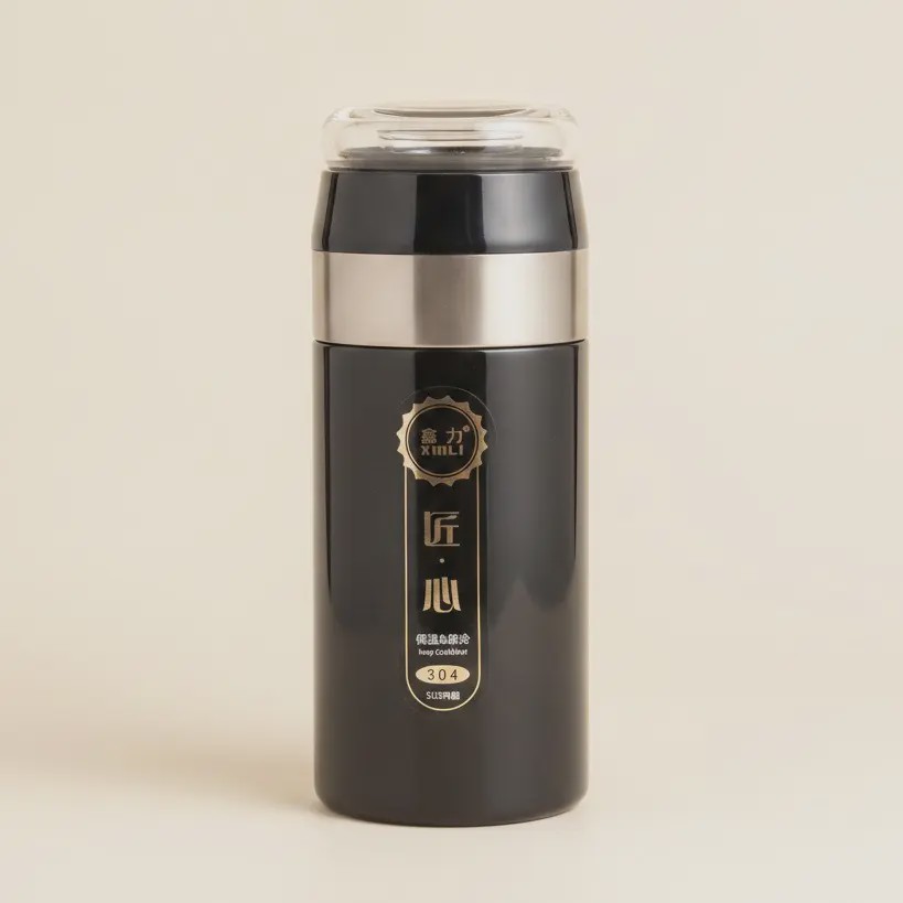 فلاسک دمنوشساز استیل شینلی مدل Vacuum Cup دوجداره 300 میلیلیتر