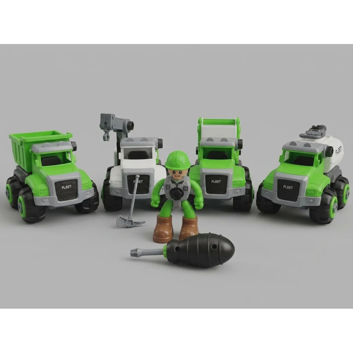 کیت اسباببازی DIY TRUCK چهار عددی آلست مدل 1