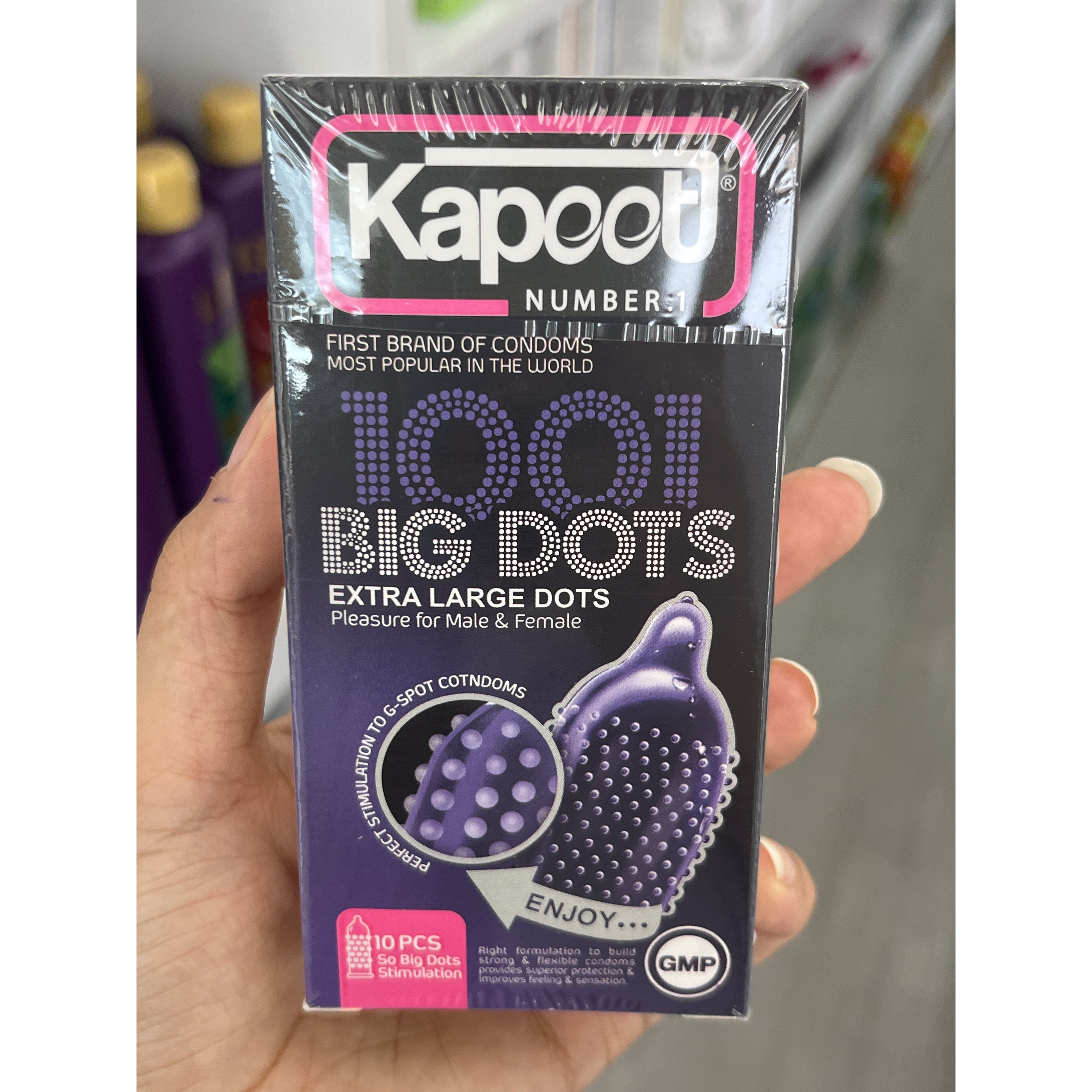 کاندوم خاردار درشت Big Dots کاپوت