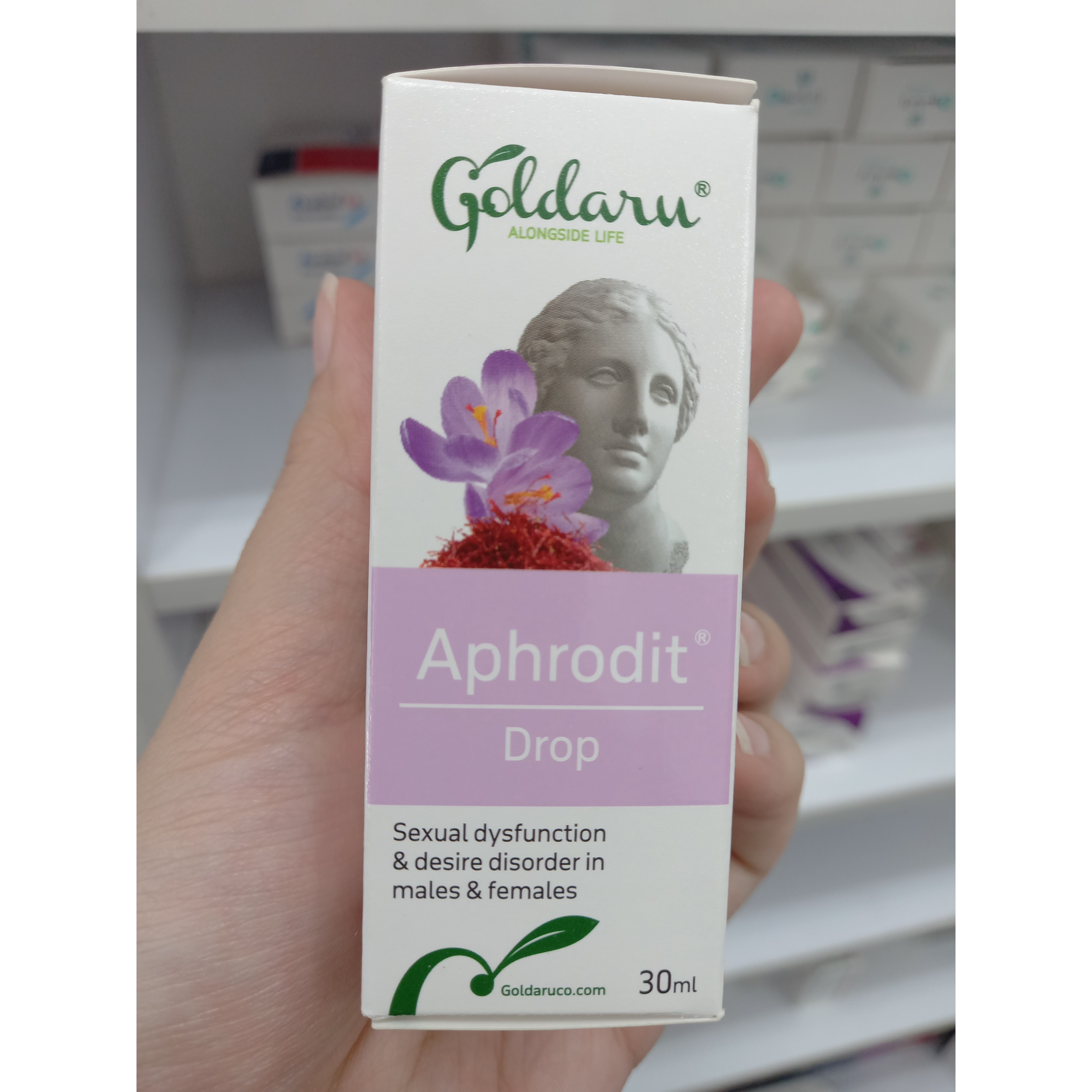 قطره آفرودیت گل دارو 30 میلی لیتر کمک به افزایش میل جنسی