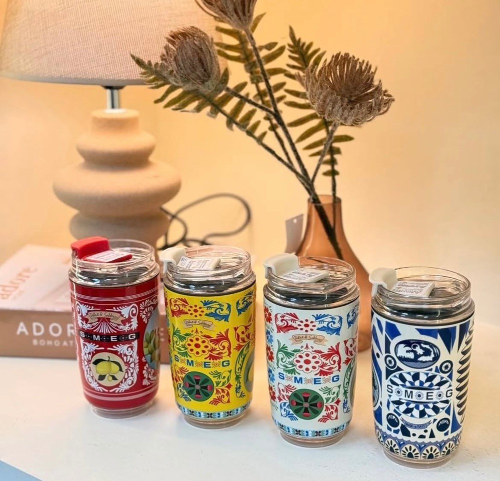 تراول ماگ اسمگ اورجینال طرح دولچه گابانا SMEG Dolce Gabbana