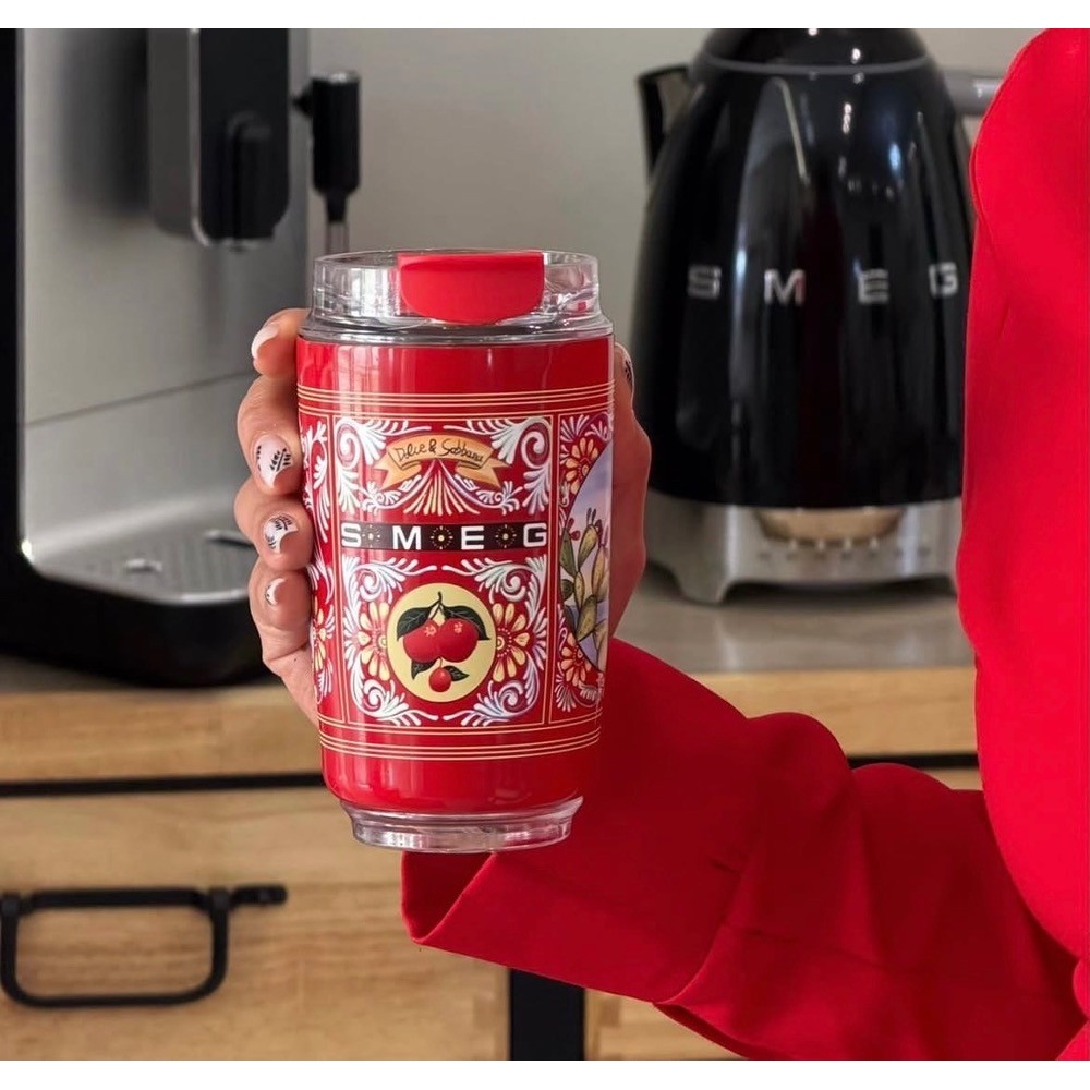 تراول ماگ اسمگ اورجینال طرح دولچه گابانا SMEG Dolce Gabbana