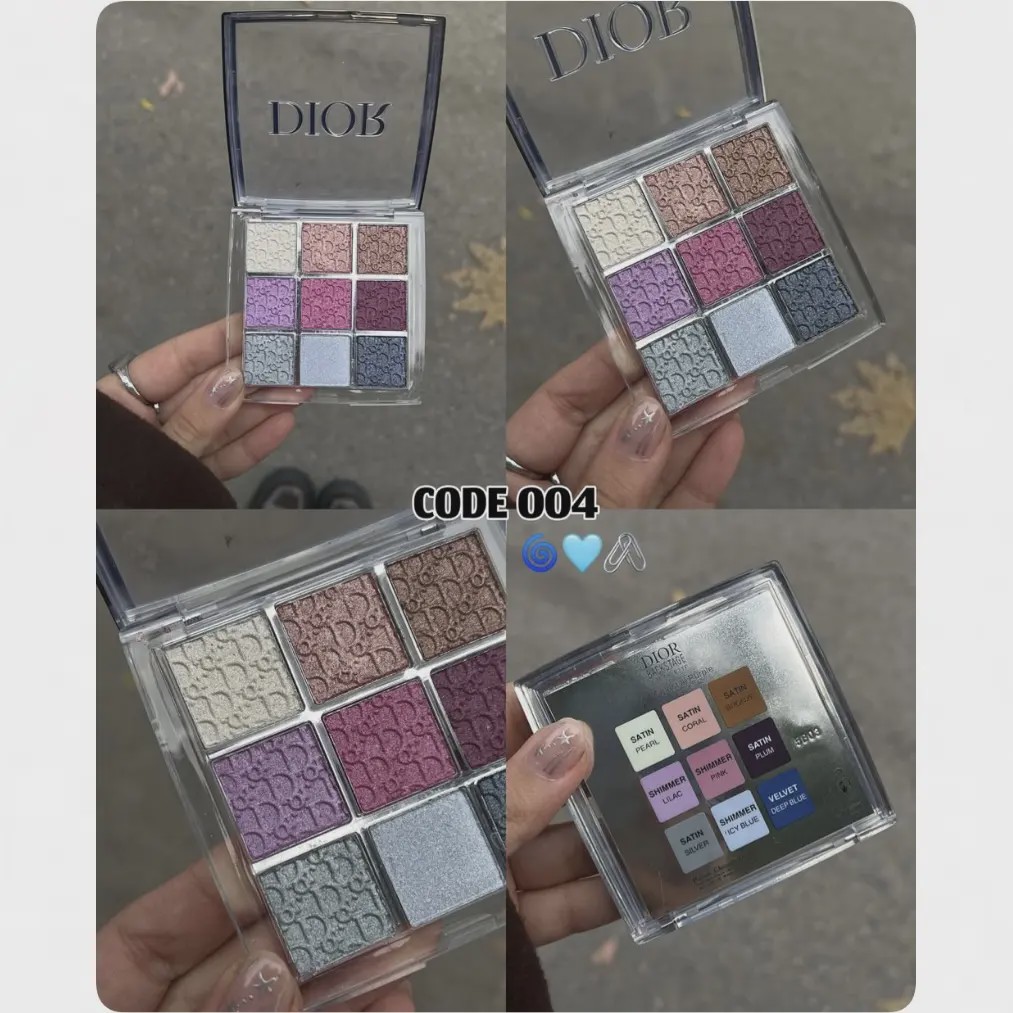 پالت سایه چشم دیور بک استیج 9 رنگ Dior Backstage Eye Palette 9 Shades