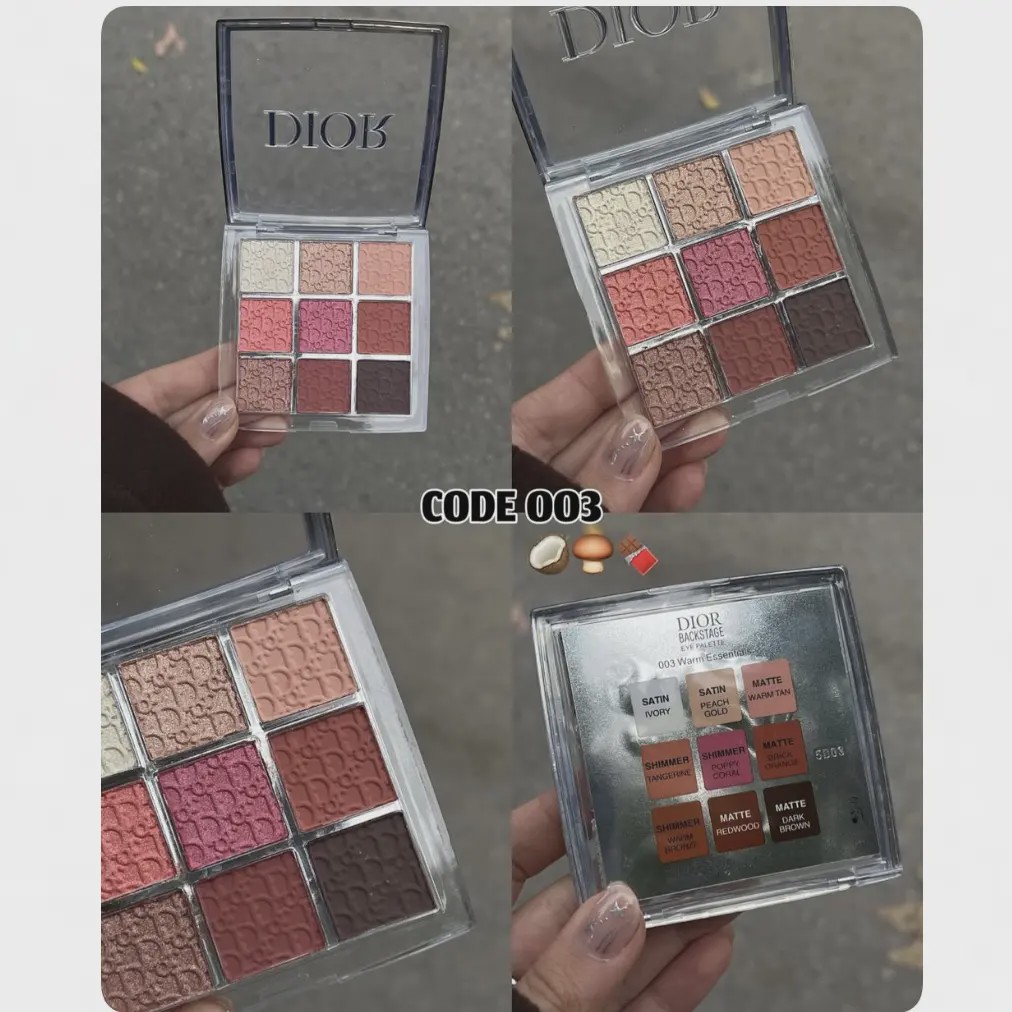 پالت سایه چشم دیور بک استیج 9 رنگ Dior Backstage Eye Palette 9 Shades