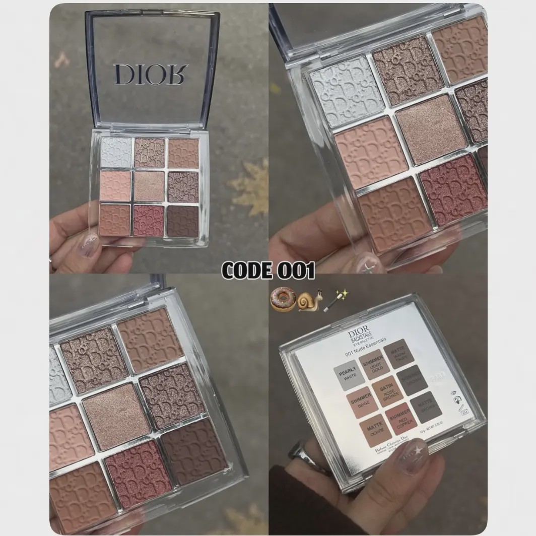 پالت سایه چشم دیور بک استیج 9 رنگ Dior Backstage Eye Palette 9 Shades