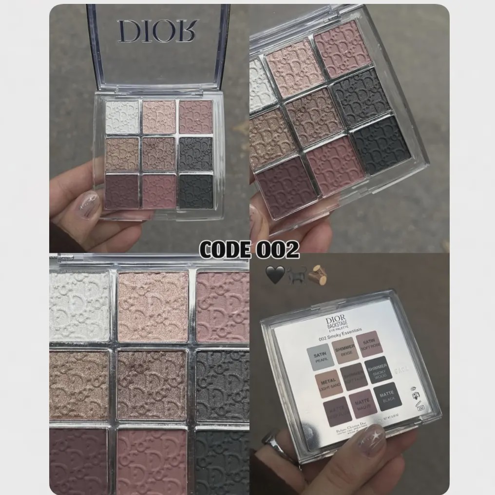 پالت سایه چشم دیور بک استیج 9 رنگ Dior Backstage Eye Palette 9 Shades