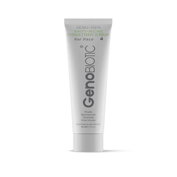کرم آبرسان ضد آکنه ژنوبایوتیک Sebu Gen Anti Acne Hydrating Cream Geno Biotic