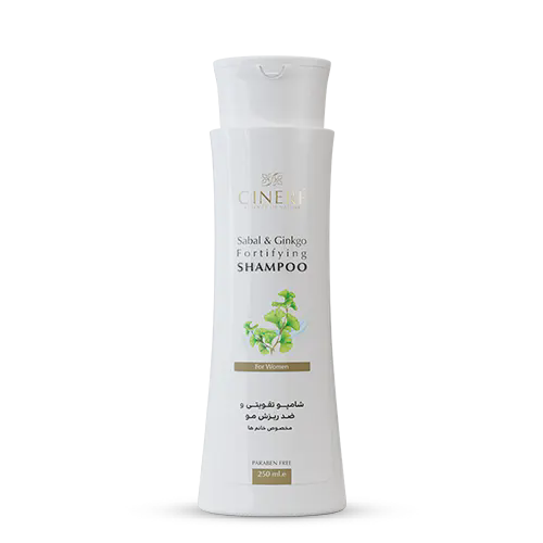 شامپو تقویتی و ضد ریزش مو خانم ها سینره Sabal And Ginkgo Fortifying Shampoo For Women Cinere