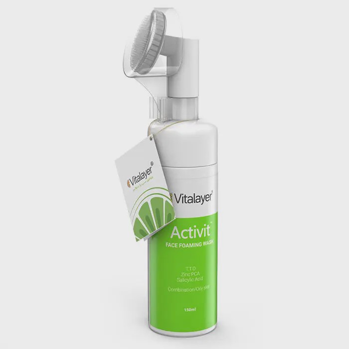 فوم شستشوی صورت اکتی ویت ویتالیر Activit Foaming Face Wash Vitalayer