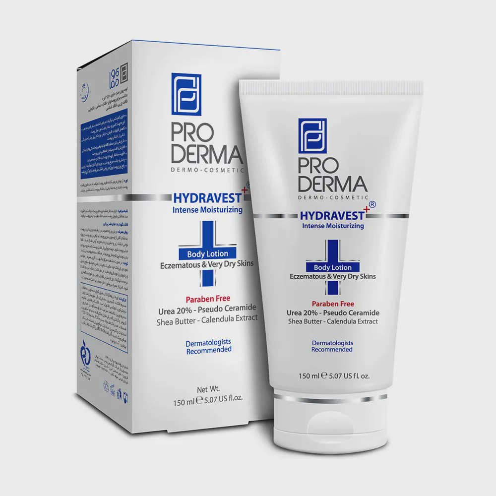 لوسیون بدن پرودرما حاوی 20 اوره Proderma 20 Urea Body Lotion 150 ml