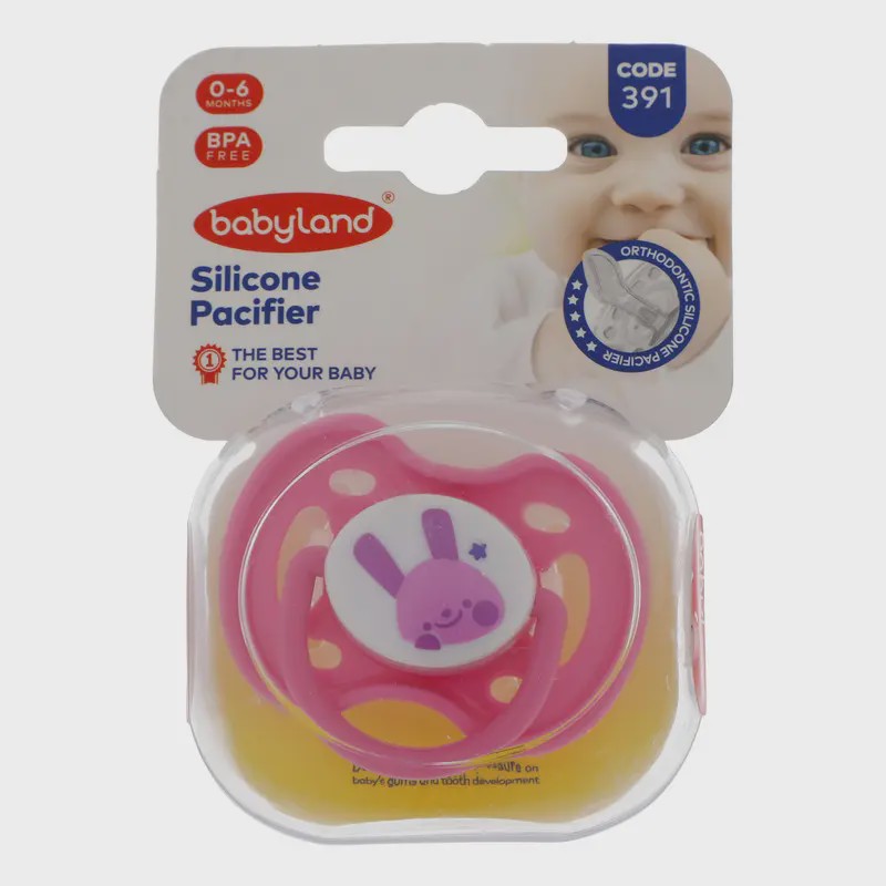 پستانک کودک ارتودنسی کد 391 بی بی لند Orthodontic Pacifier 391 Baby land