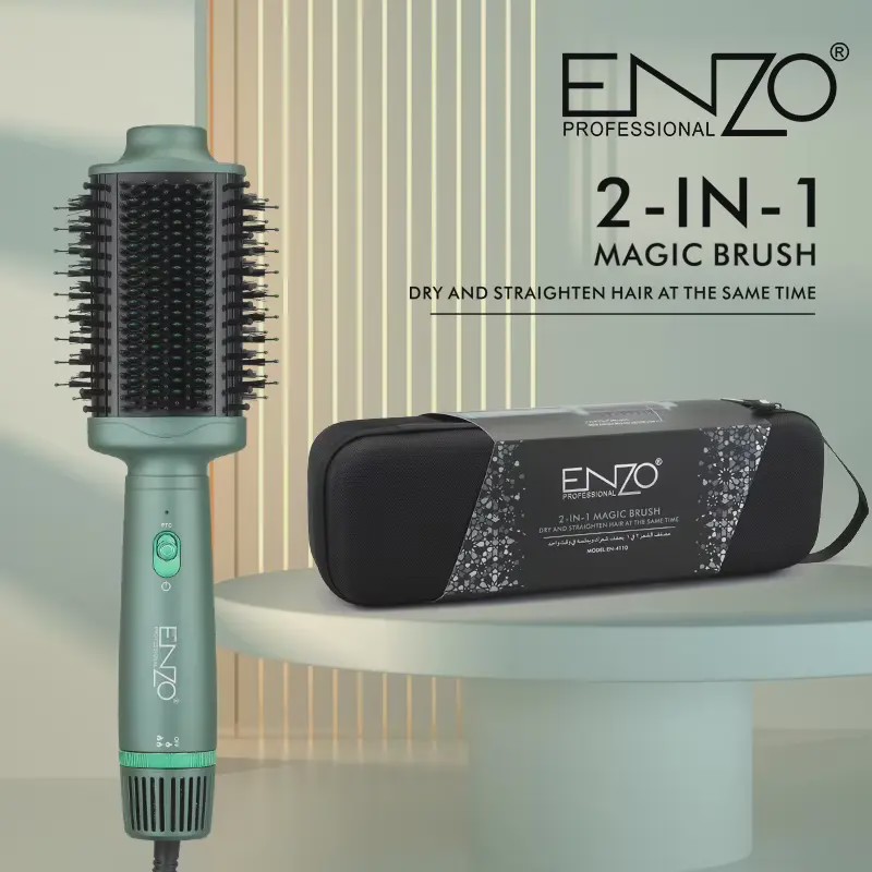 برس حرارتی 2 در 1 مجیک براش انزو مدل EN-4110 ENZO EN-4110 2-in-1 Magic Brush