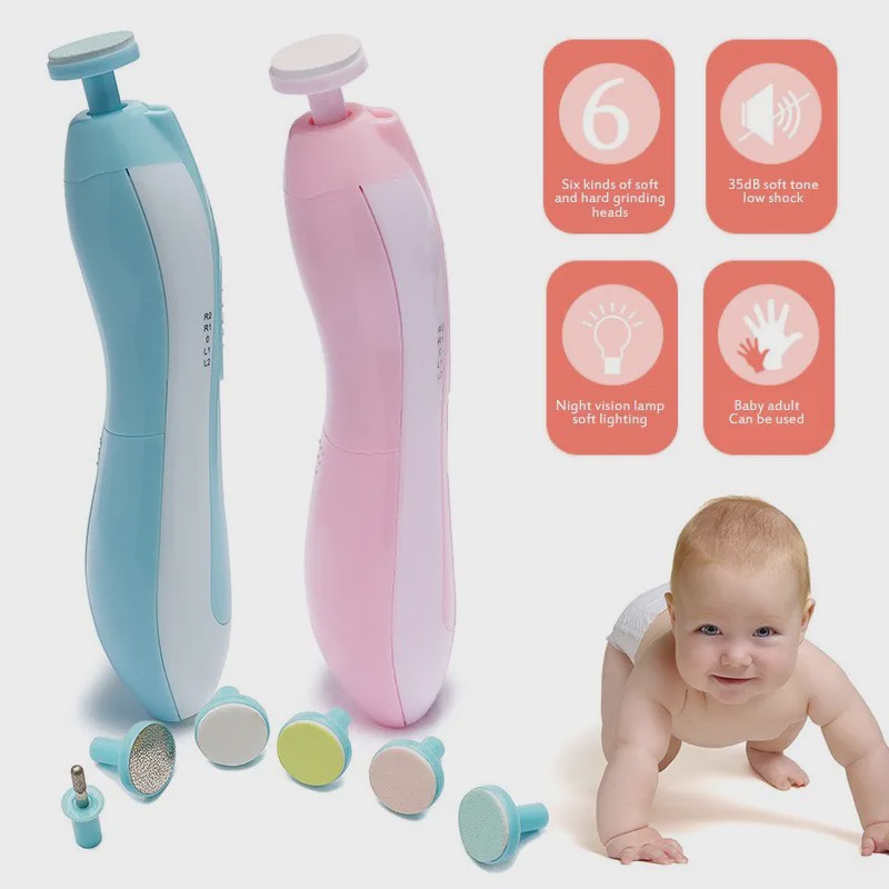 سوهان برقی ناخن کودک Baby Electric Nail Polisher