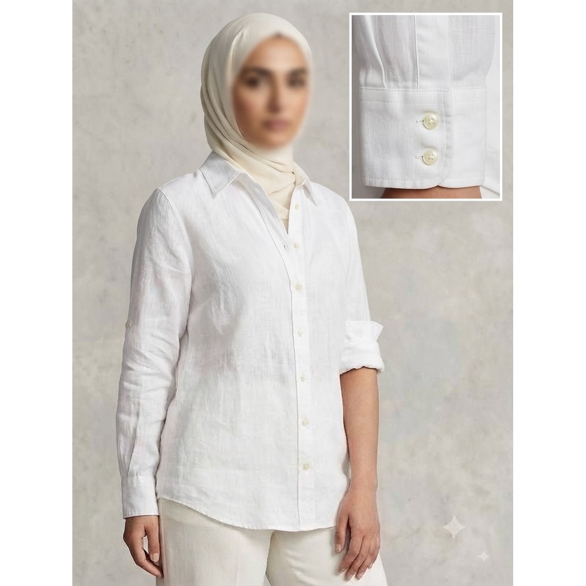 شومیز دکمه دار کلاسیک زنانه