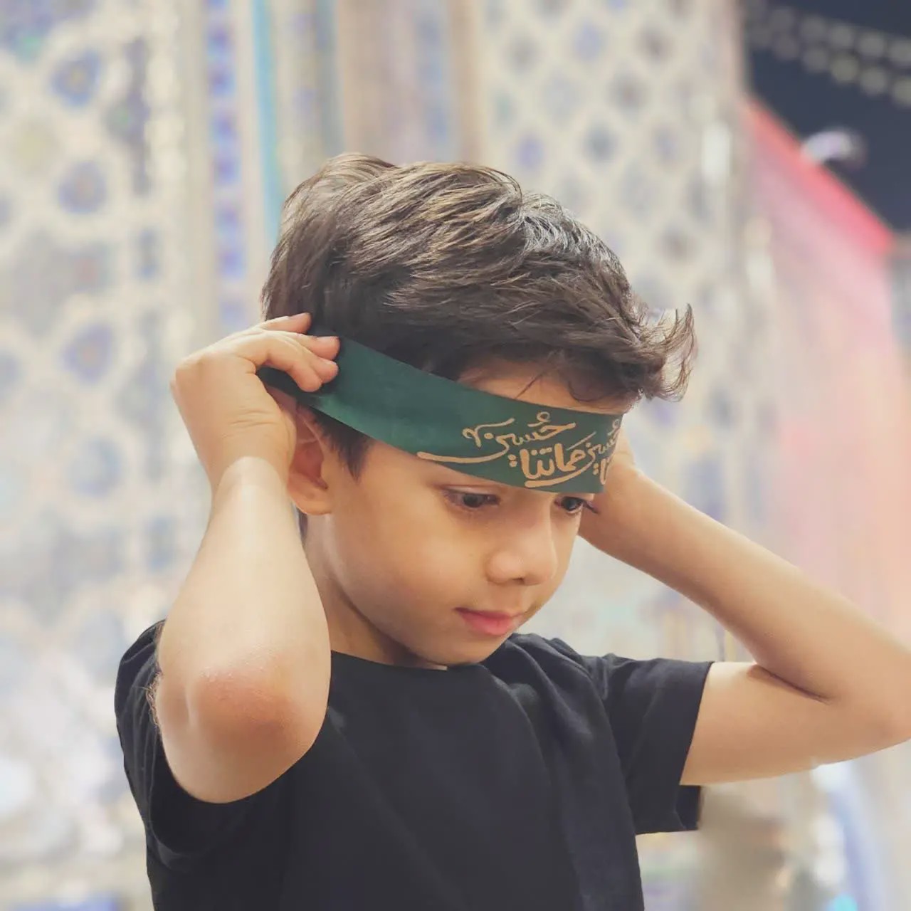 سربند حیاتنا حسین مماتنا حسین