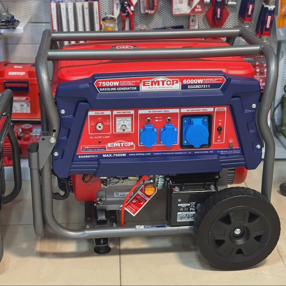 ژنراتور برق بنزینی 7.5 کیلو وات استارتی امتاپ مدل EGGRD7511 آوانور - پس کرایه