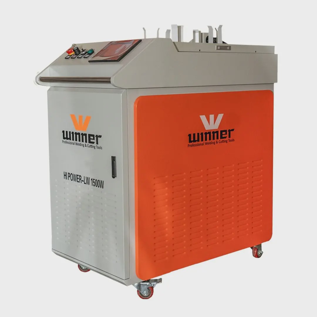 دستگاه جوش لیزر 4 کاره فایبر 1500 وات وینر (دارای وایرفیدر هوشمند) مدل HI POWER - LW 1500W