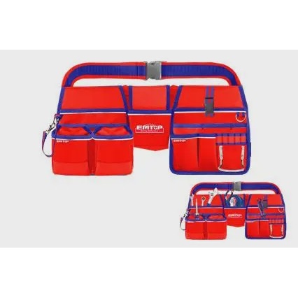 کیف ابزار EMTOP مدل ETBG48024 سه تکه با کمربند قابل تنظیم آوانور - پس کرایه