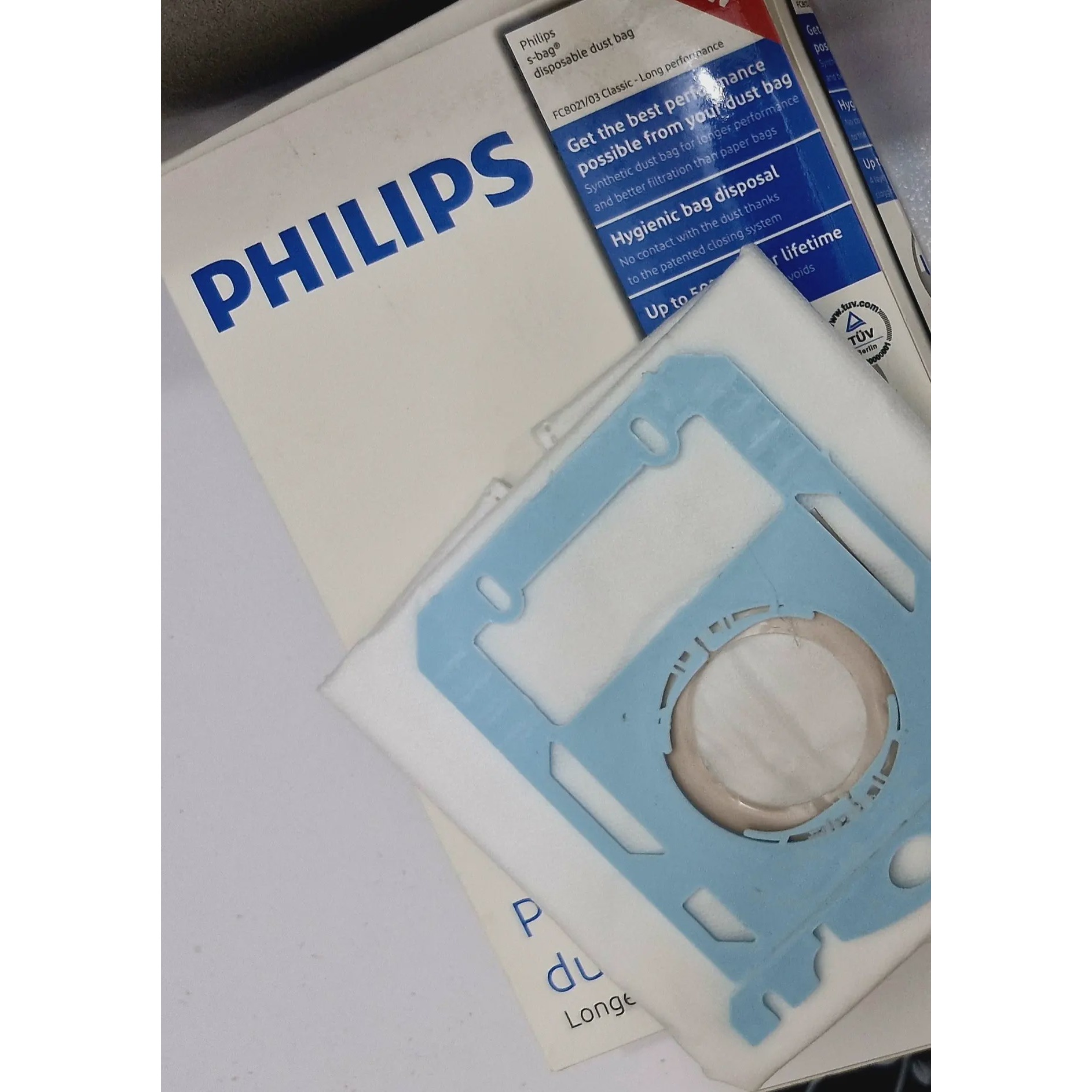 پاکت میکرو جاروبرقی فیلیپس بسته ی 5 عددی پاکت جاروبرقی Philips Micro
