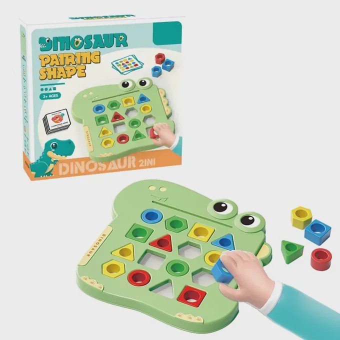 برد پازلی دایناسور 1135 XGC TOYS بازی آموزشی مونتهسوری