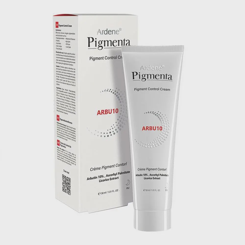 کرم ضد لک و روشن کننده قوی پوست آربوتین 10 درصد آردن پیگمنتا Pigment Control Cream With Arbutin 10 Ardene Pigmenta