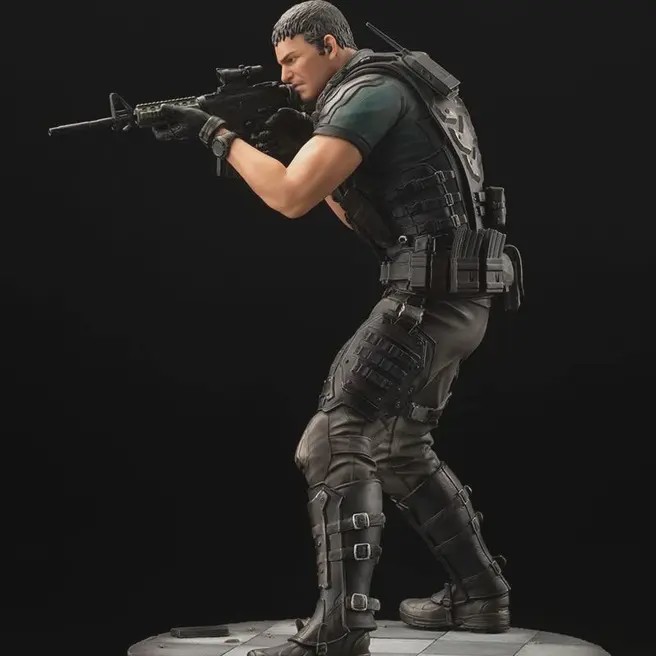 فیگور کریس ردفیلد بازی رزیدنت اویل 30 سانتی برند کاتابوکیا مدل Chris Redfield Resident Evil Kotobukiya