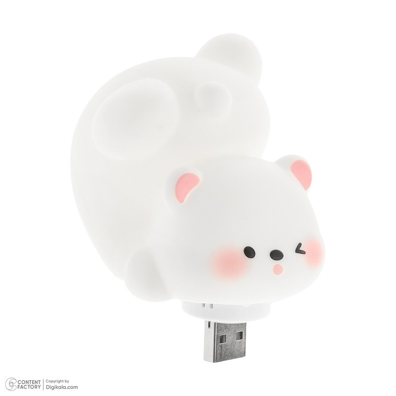 چراغ خواب USB مدل USB Voice light طرح خرس قطبی