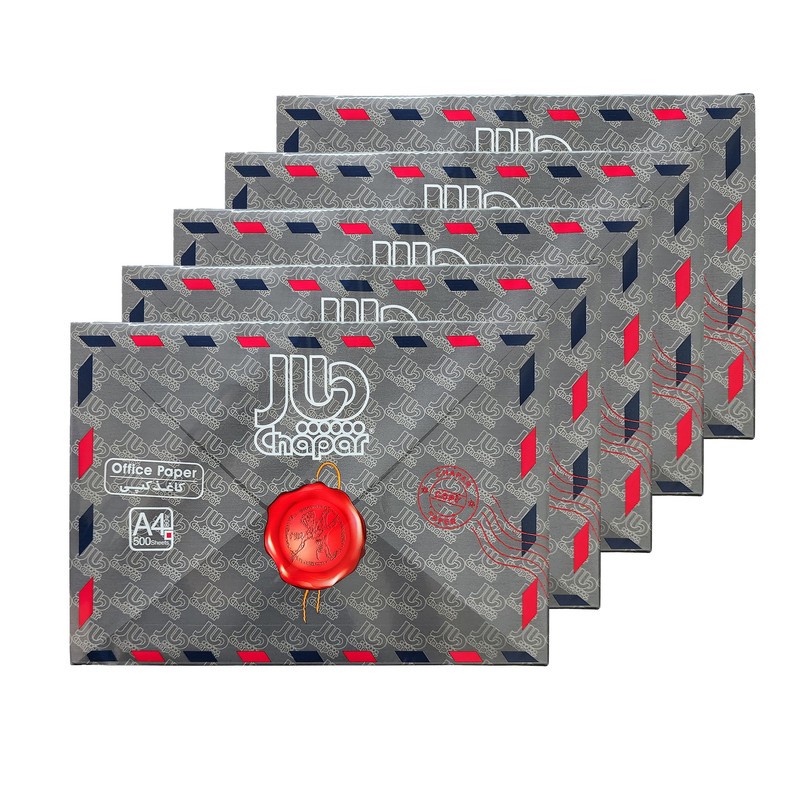 کاغذ A4 چاپار مدل 80 بسته 2500 عددی
