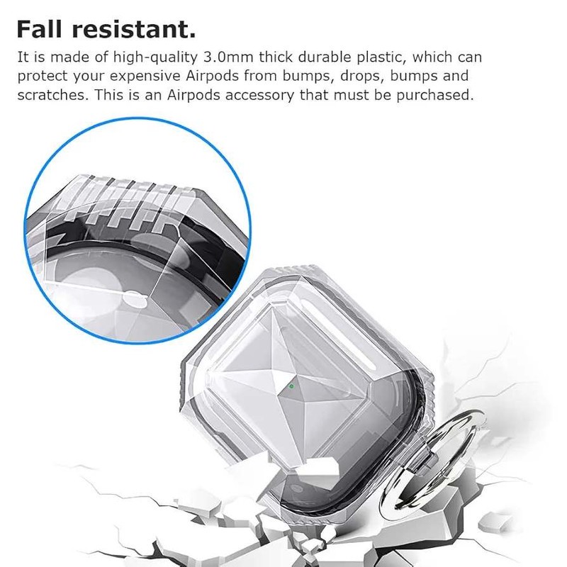 کاور مدل Crystal88 مناسب برای کیس هدفون اپل AirPods 3