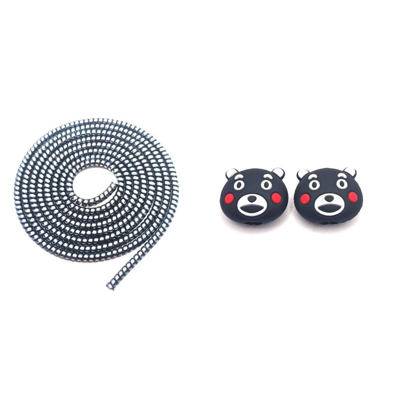 محافظ کابل شارژ و هندزفری مدل Black Bear44 بسته سه عددی