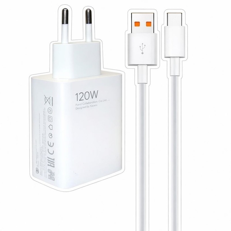 شارژر دیواری 120 وات مدل MDY-12-AEU به همراه کابل USB-C