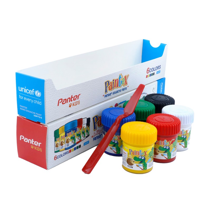 گواش پنتر یونیسف مدل Paintex بسته 6 عددی