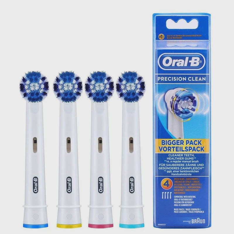 سری یدک مسواک برقی اورال- بی مدل PRECISION CLEAN بسته 4 عددی