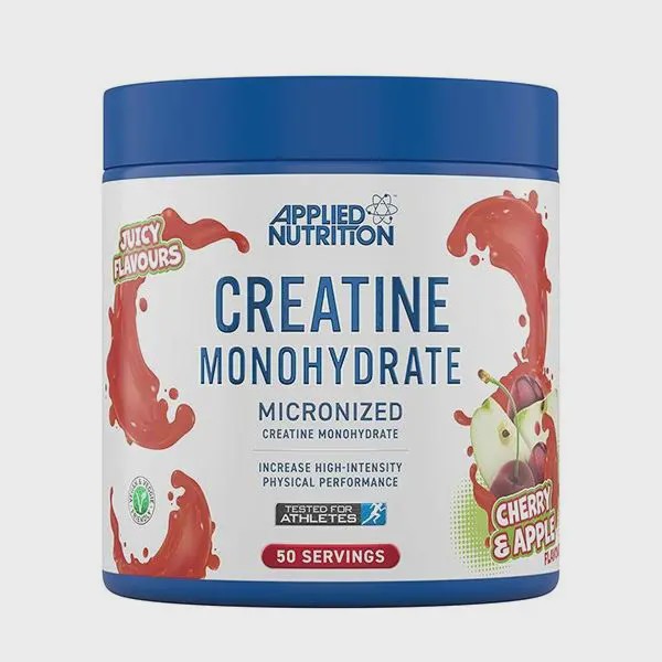 کراتین مونوهیدرات اپلاید نوتریشن طعم سیب گیلاس 250گرم Applied Nutrition Creatine Monohydrate Micronized