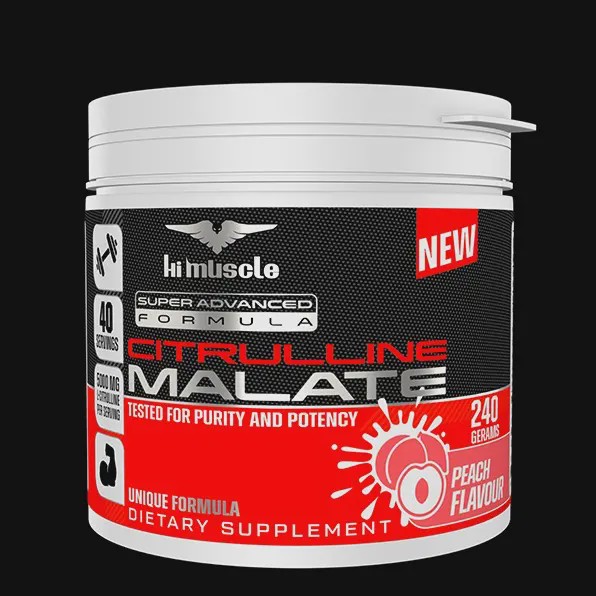 سیترولین مالات 240گرم های ماسل آلمان hi muscle CITRULLINE Powder