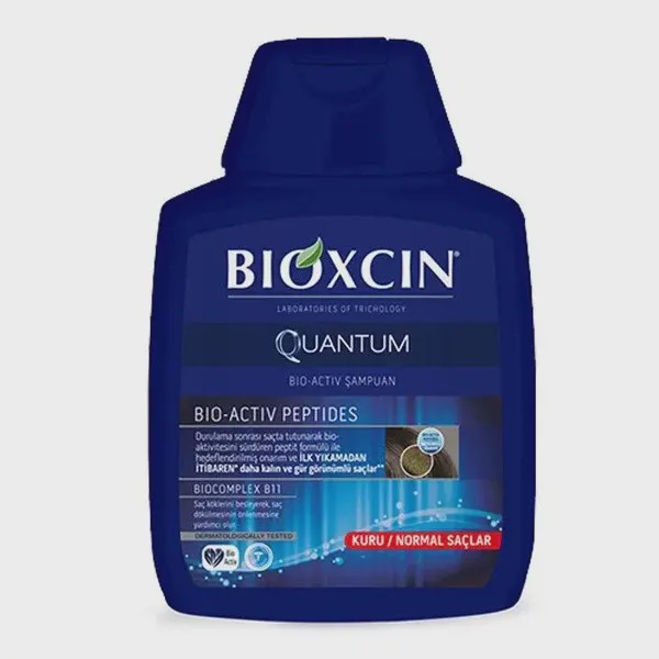 شامپو ضد ریزش بیوکسین کوانتوم Bioxcin Quantum مخصوص موهای خشک 300ml