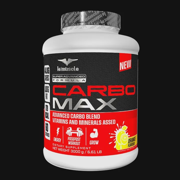 کربو مکس 3000گرم های ماسل آلمان hi muscle CARBO MAX ORANGE