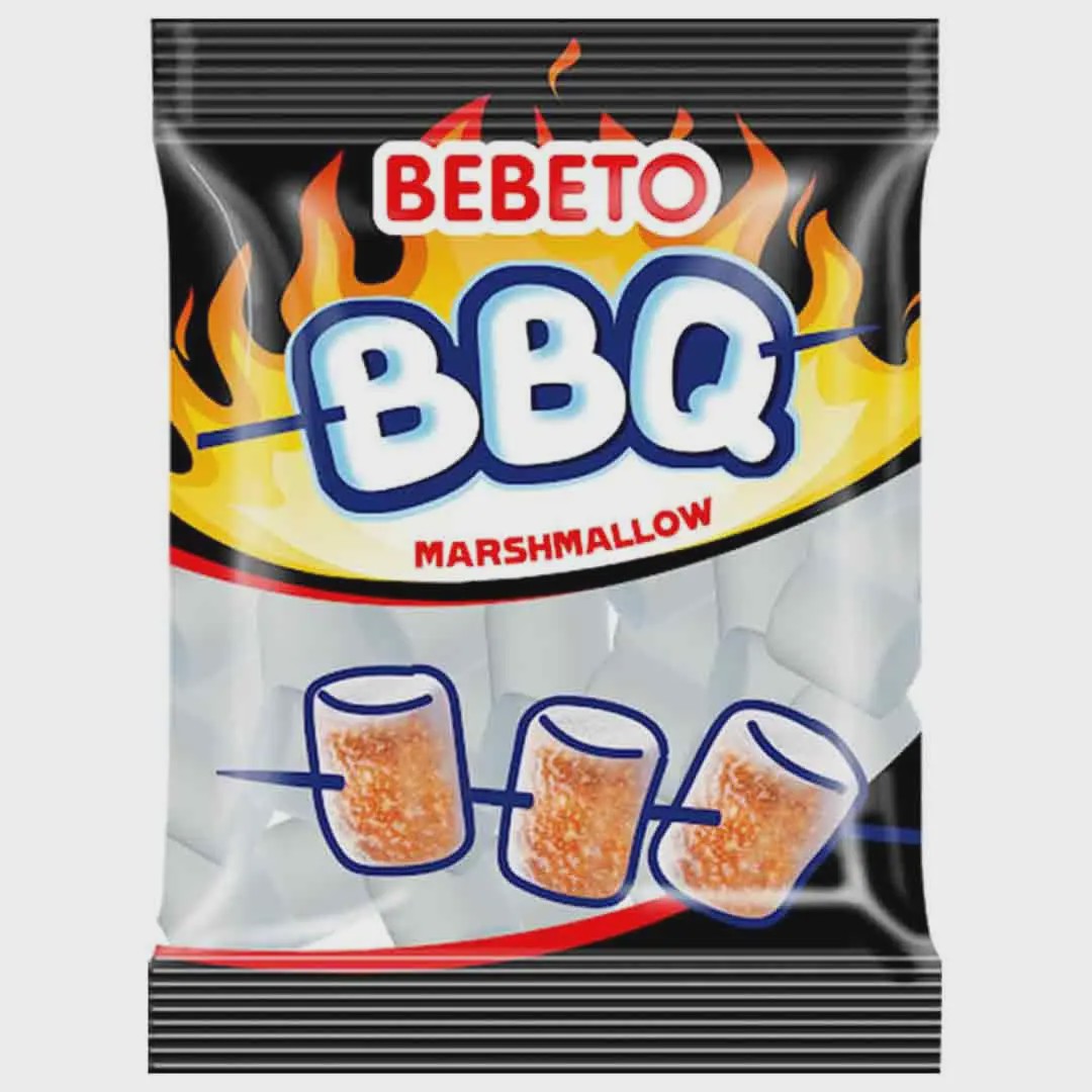 مارشمالو کبابی ببتو Bebeto مدل باربیکیو 275 گرم